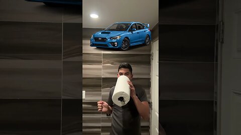 TOILET ROLL SOUNDS LIKE WRX STI 🤯