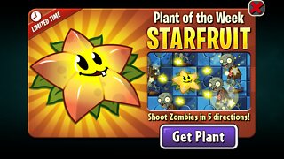 Plants vs Zombies 2 - Penny's Pursuit - Starfruit - August 2022