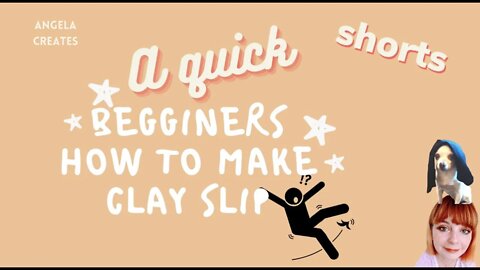 BEGINNER HOW TO MAKE CLAY SLIP