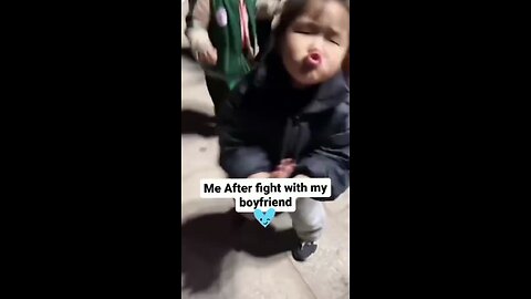 me after fight with my boyfriend cute girl #cute #trending #viral #rumble