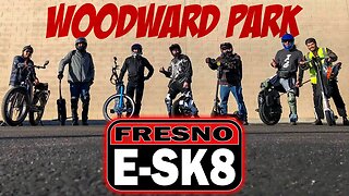 Fresno ESK8 Group ride // LOST PHONE & THROWING EUC's