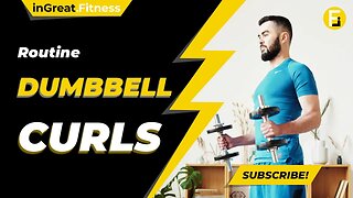 Dumbbell curls #ingreatfitness #fitness #gym #gymmotivation #gymlover #workout #workoutathome #sport