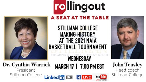 A SEAT AT THE TABLE WITH STILLMAN COLLEGE: PLAYING WITH HBCU PRIDE!