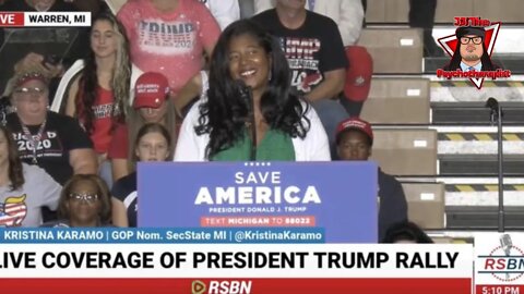 Crowd Cheers “Lock her up” As MI SOS Candidate Kristina Karamo DESTROYS Soros-Funded Jocelyn Benson