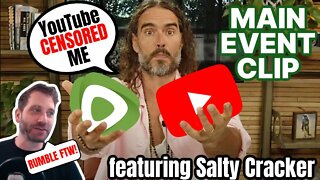 YouTube Censors Russell Brand | RUMBLE Intervenes
