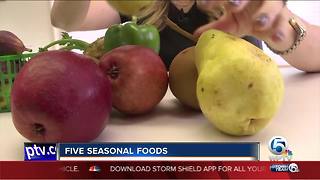 Five seasonal foods