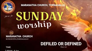 SUNDAY WORSHIP AT TORANAGALLU. 7th MAY 2023.