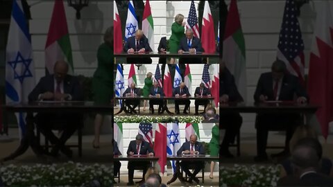 Trump Promotes Middle East Peace #Shorts