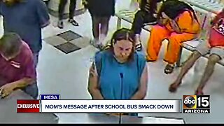 Mother of bus driver arrested for child abuse speaks out