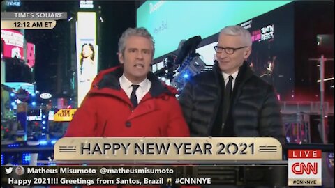 Andy Cohen Blasts NYC Mayor Bill de Blasio During New Year’s Eve Coverage: ‘Get It Together’