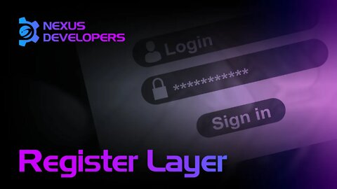 Register Layer - Nexus Developers Ep.3 #Smartcontract #NXS