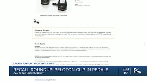 PS Recall Roundup: Recalls listed for brand exercise equipment and food products