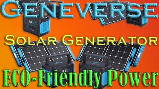 Geneverse Solar Generator For Homes 1000W-2000W Review