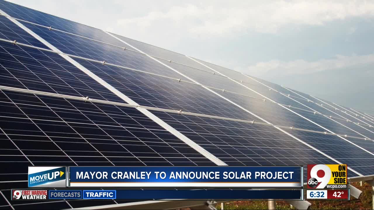 Mayor to announce new plan to power CIncinnati