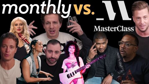 Monthly.com vs Masterclass.com Music Courses REVIEW - Songwriting, Music Production, Singing