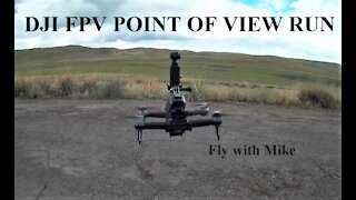 DJI FPV Point of View Run, Fly with Mike