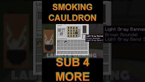 Minecraft: How To Make A Smoking Cauldron Banner