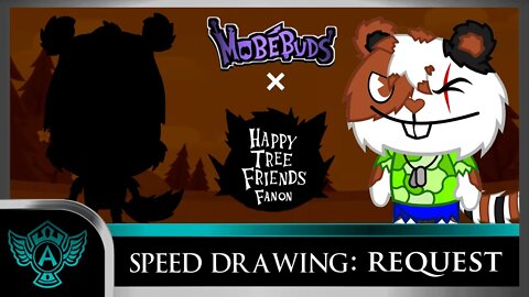 Speed Drawing Request: Happy Tree Friends Fanon - Larry Furret | Mobebuds Style (Reddma91)