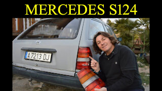 Mercedes S124 estate - How to remove, replace the tail light DIY tutorial taillight W124