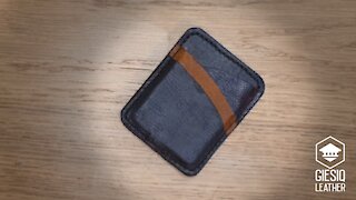 Making of a Leather Card Holder
