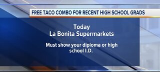 Free taco combo for recent high school grads