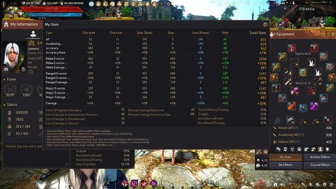 Black Desert Online | Awakened Maegu Stats + PVP Demonstration | 743 GS