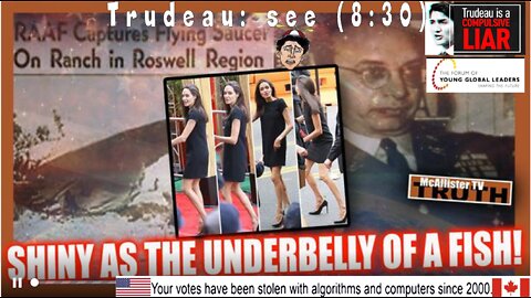 TRUDEAU BLOCKED BY PROTEST! HOLLYWOOD REPLACEMENTS! ROSWELL ALIENS KEPT IN WAREHOUSE!