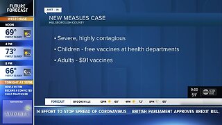 Measles case under investigation in Hillsborough County, healthcare providers on alert