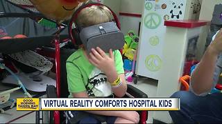Virtual reality lifts spirits of hospitalized kids by flying them to the North Pole with Santa Claus
