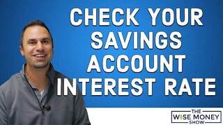 Check Your Savings Account Interest Rate