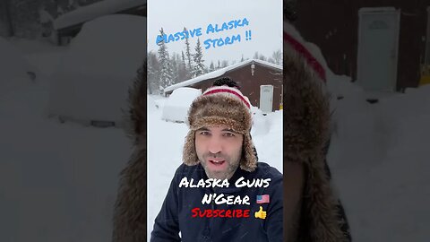 ❄️HEAVY SNOWFALL~ Alaska STORM!!🥶#shorts #trending #storm