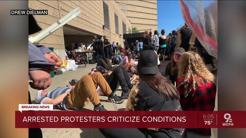 Some protesters arrested in Cincinnati say they were denied food, water for 10 hours