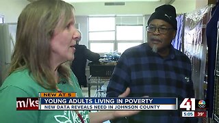 Young adults living in poverty