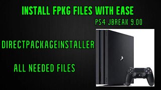 how to install fpgk files ps4 no usb direct package installer