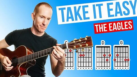 Take It Easy ★ The Eagles ★ Acoustic Guitar Lesson [with PDF]