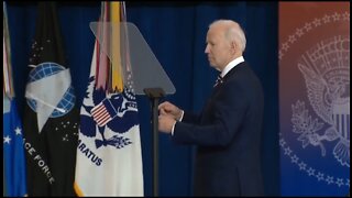 Biden Gets Lost Leaving the Stage