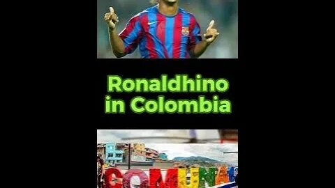 🇨🇴 Ronaldinho chilling in Comuna 13, Medellin | #ronaldhinho #comuna13 #colombia