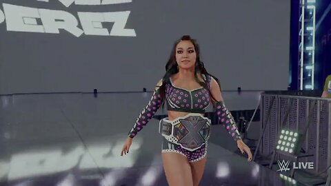 WWE2K23 Roxanne Perez Championship Entrance