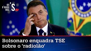 Bolsonaro sobe o tom contra Moraes e cobra explicações de PT e TSE sobre o 'radiolão'