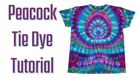 Tie-Dye Designs: Peacock Muck Ice Dye