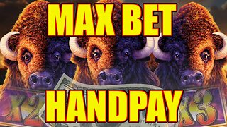 🦁 Max Bet Aristocrat Slot Jackpots 🐂 Max Bet 50 Lions Luxury Line + Buffalo Gold Wins!