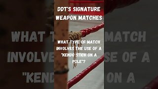 DDT's Signature Matches #shorts #aew #wwe #subscribe #wrestling #trivia
