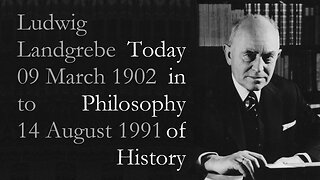 Landgrebe and Phenomenological Philosophy of History