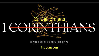 323 1st Corinthians - Introduction