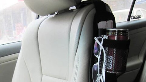 Car Seat Hanging Pocket Side Bag Organizer