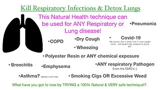 Kill Respiratory Infections & Detox Lungs Naturally