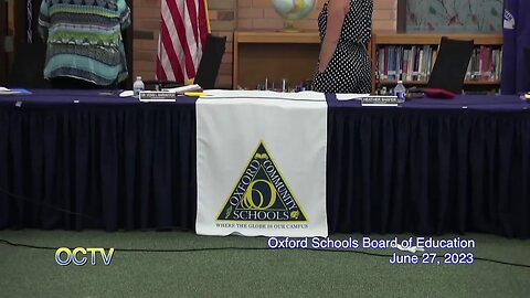 Oxford Schools Board of Education Special Meeting: 6-27-23