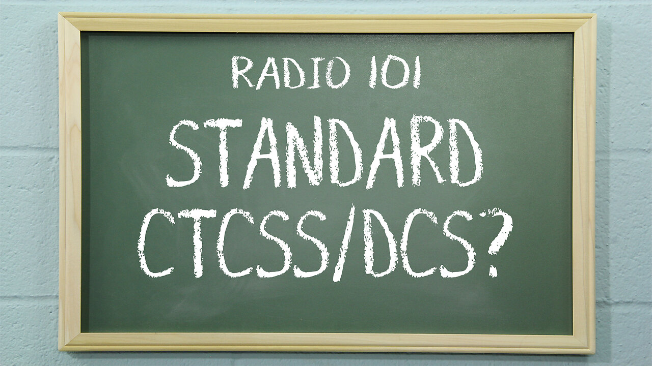 What are the standard CTCSS tones and DCS codes? | Radio 101