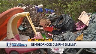 Cleveland resident under investigation for allegedly dumping in his own neighborhood