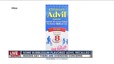 Children's Advil recalled due to dosage mislabeling that could lead to potential overdose